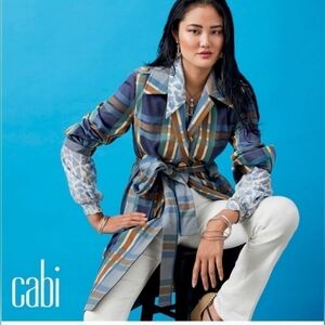 Cabi Highclere trench coat, womens XL